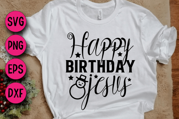 Happy Birthday Jesus Font for Creative Projects
